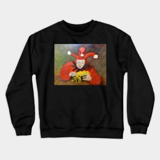 Jester with spaghetti Crewneck Sweatshirt